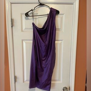 SHEIN Curve One Shoulder Party Dress 1x